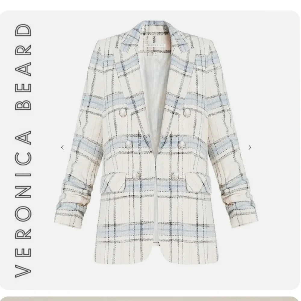 Worn once  Veronica Beard plaid Dickey - Picture 4 of 6